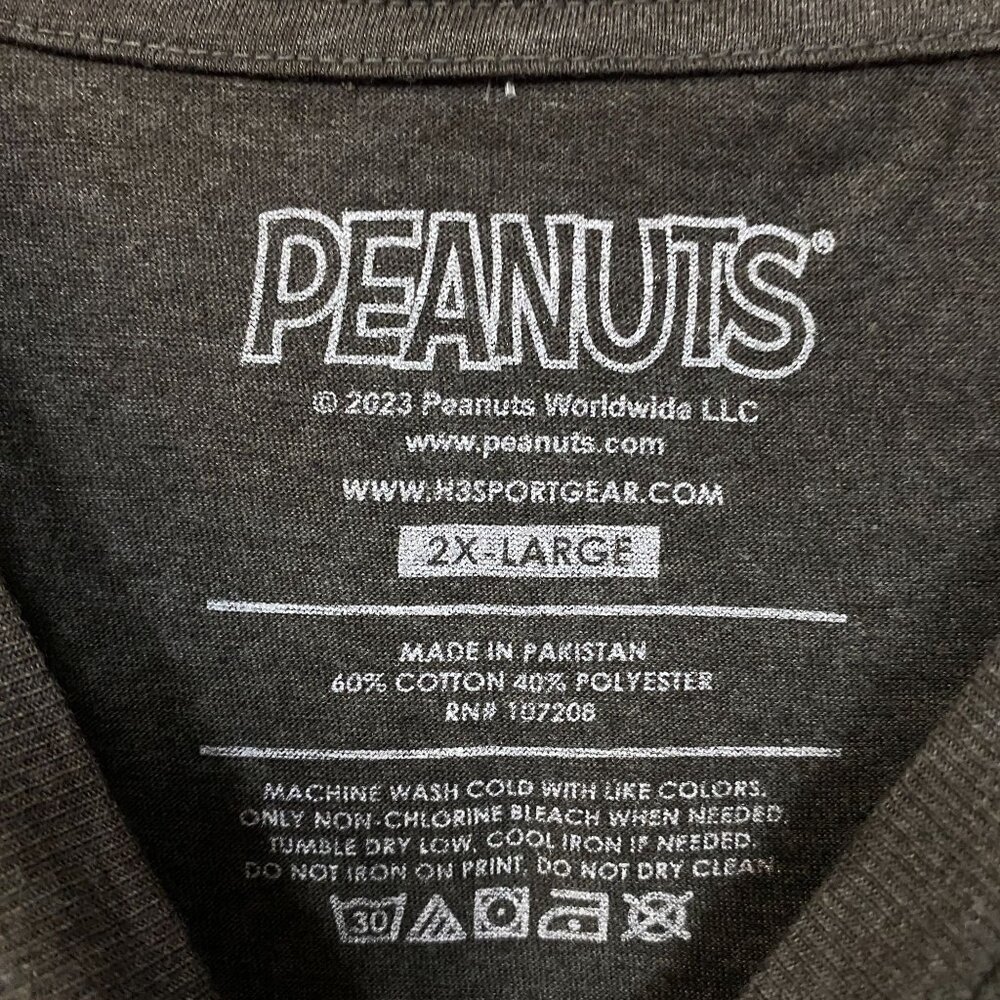 Peanuts Snoopy Cartoon Comic Graphic T-Shirt 2XL - Picture 4 of 4